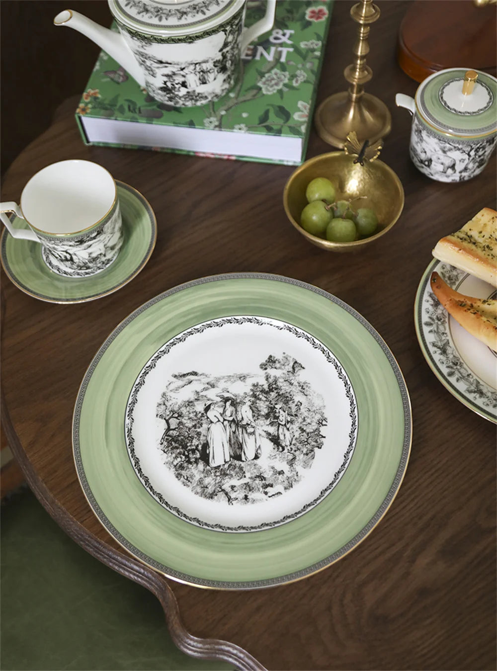 Woodland Toile Set for One
