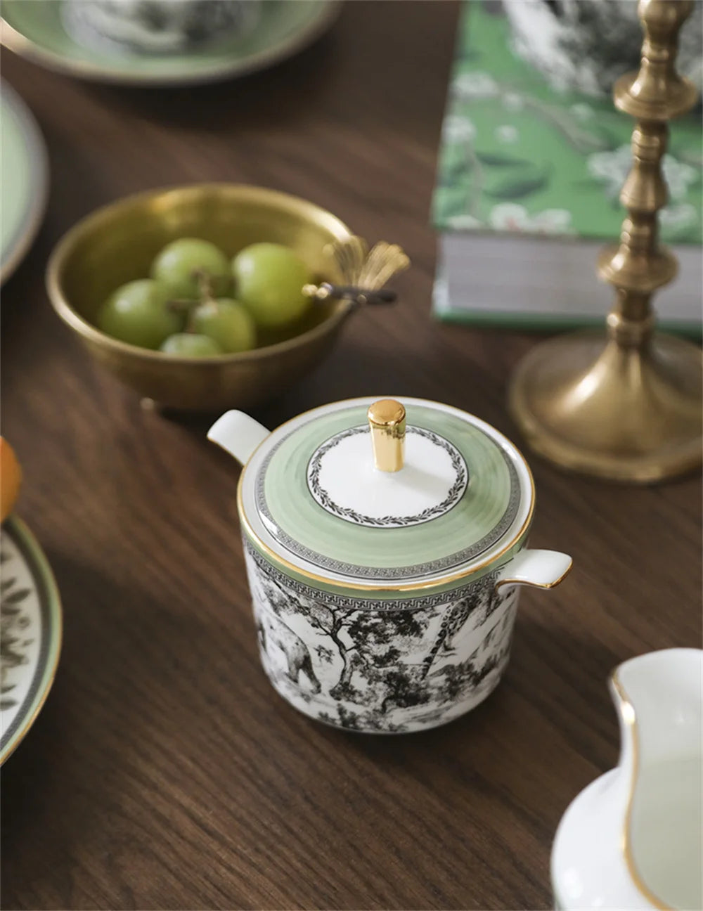 Woodland Toile Set for One