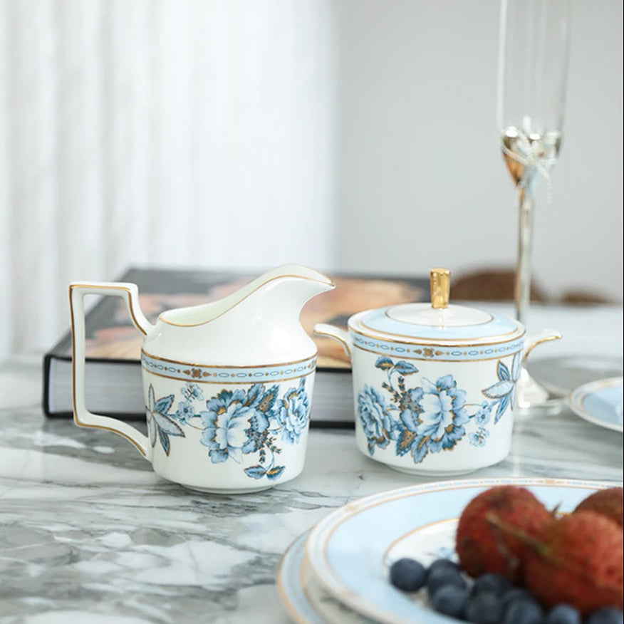 Moonlit Florals Set for Two - Table Set