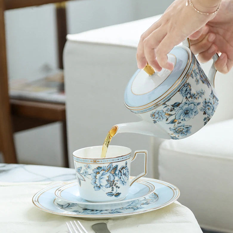 Moonlit Florals Set for Two - Table Set