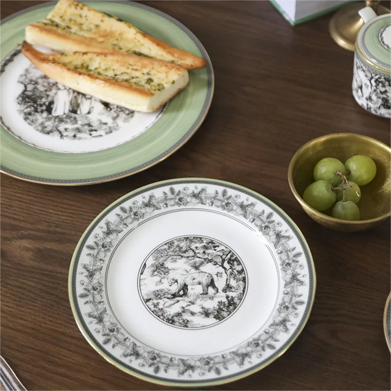 Woodland Toile Set for One