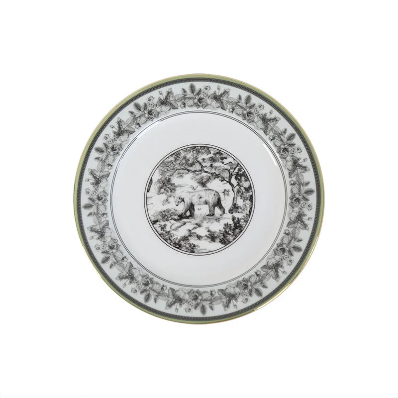 Woodland Toile 8 inch Plate